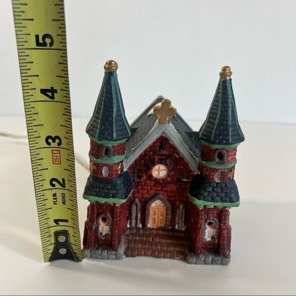 Christmas Village Porcelain Lighted House - Picture 7 of 11